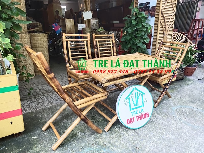 Bàn Ghế Tre Quán Nhậu - BGTQN009